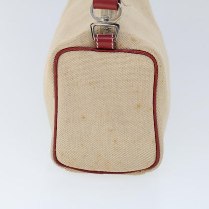Burberry Blue Label Shoulder Bag Canvas Beige Auth ti1213