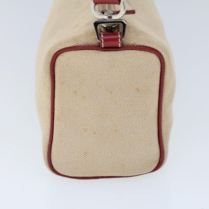 Burberry Blue Label Shoulder Bag Canvas Beige Auth ti1213