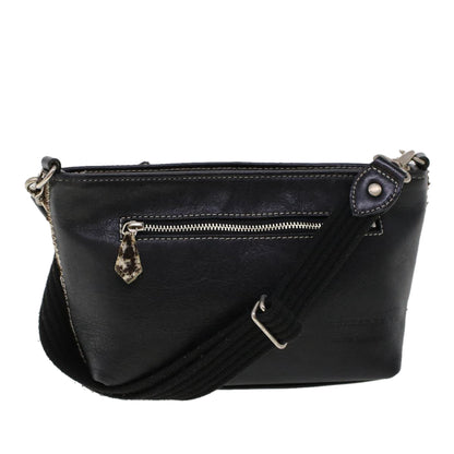Burberry Blue Label Shoulder Bag Harako leather Brown Auth ti1215