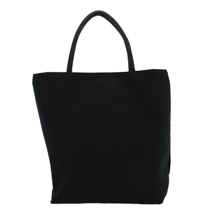 Burberry Tote Bag Canvas Black Auth ti1239