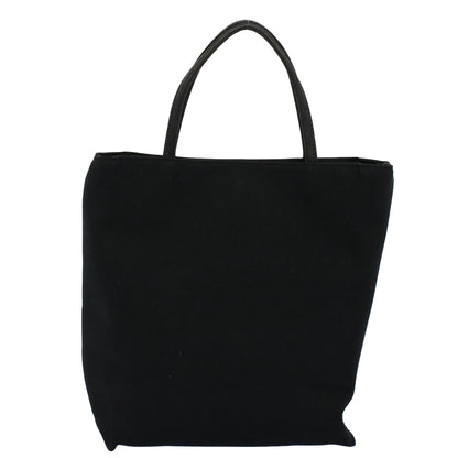 Burberry Tote Bag Canvas Black Auth ti1239