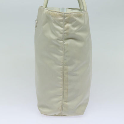 PRADA Hand Bag Nylon Gray Auth ti1783