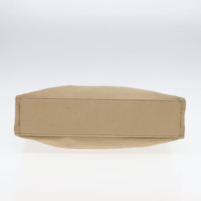 BURBERRY Blue Label Hand Bag Canvas Beige Auth ti1842