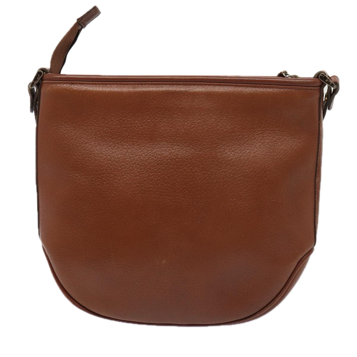 BURBERRYSs Shoulder Bag Leather 2Set Brown Auth ti1942