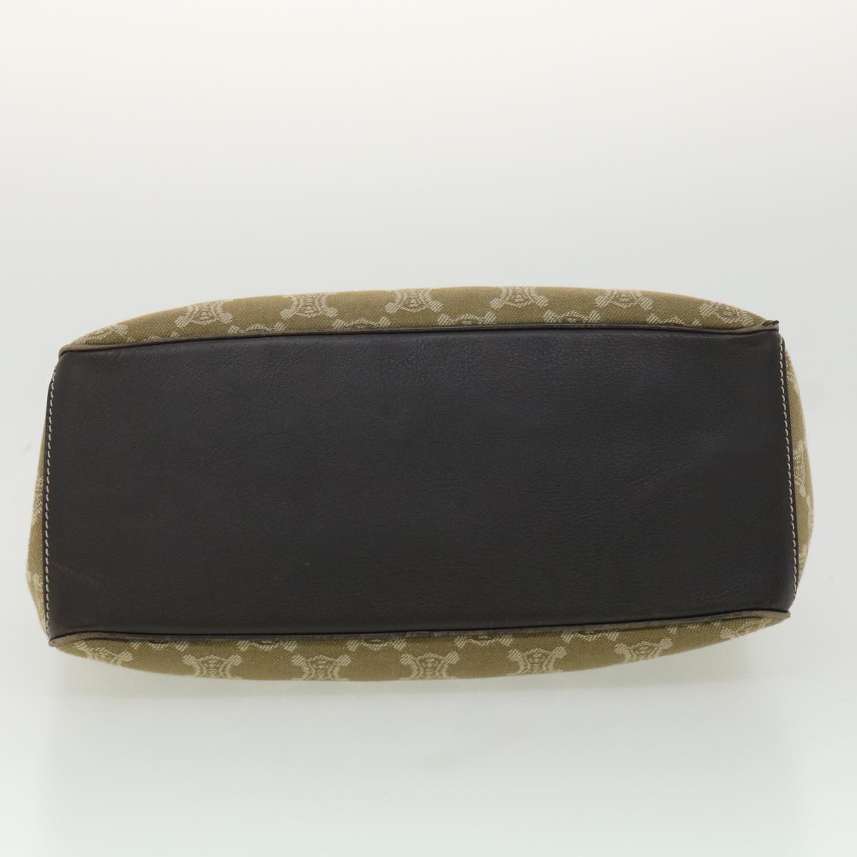 Celine Paris Macadam Canvas Hand Bag Brown  ti813