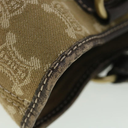 Celine Paris Macadam Canvas Hand Bag Brown  ti813