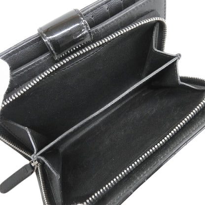 Chanel Black Enamel Wallet A48667