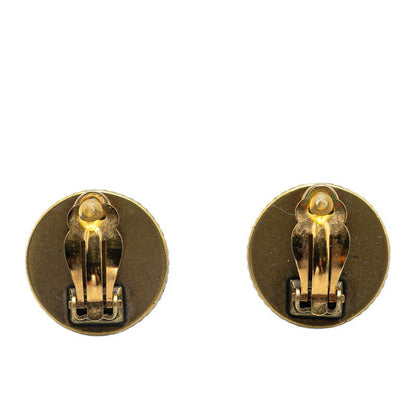 Chanel Gold-Plated Plastic Coco Mark Earrings 00A