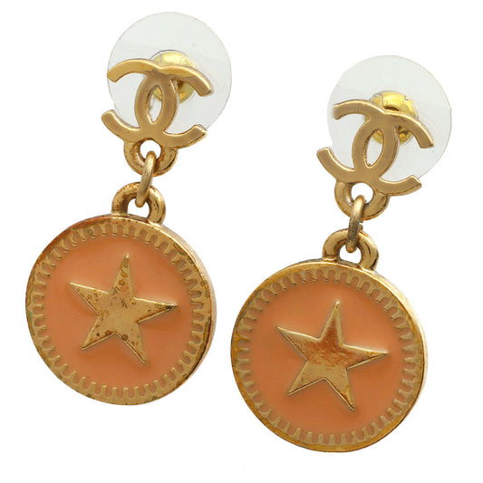 Chanel Coco Mark Star Motif Earrings
