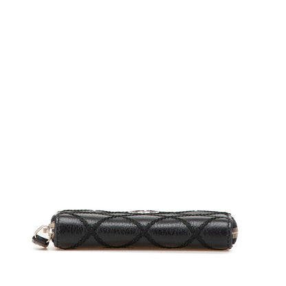 Chanel Coco Mark Wild Stitch Leather Coin Purse