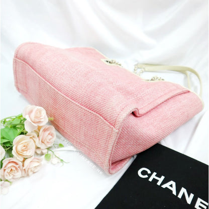 Chanel deauville large shopping tote bag