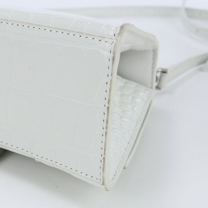 ALENCIAGA 592833 9016 XS Handbag Hour glass Handbag Calfskin white Women