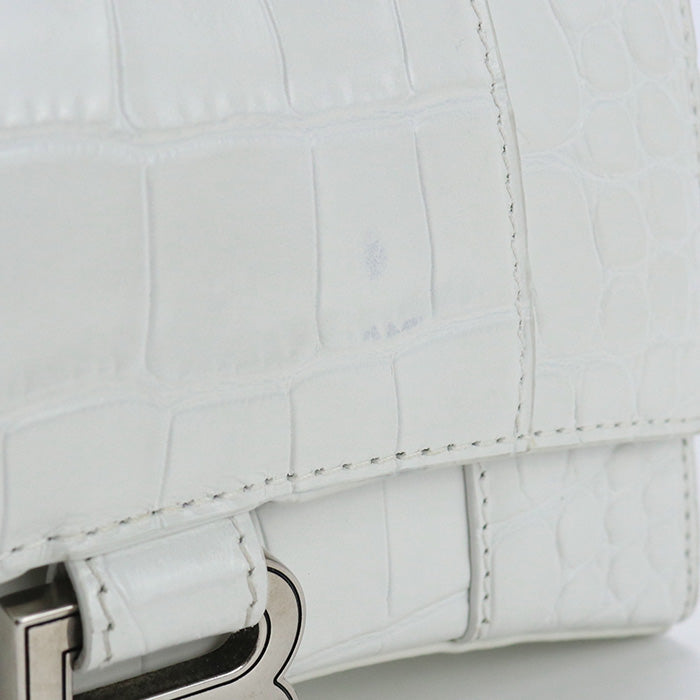 ALENCIAGA 592833 9016 XS Handbag Hour glass Handbag Calfskin white Women