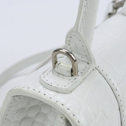 ALENCIAGA 592833 9016 XS Handbag Hour glass Handbag Calfskin white Women