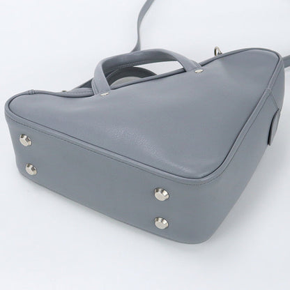 BALENCIAGA 476975 triangle duffel 2way Handbag Shoulderbag Calfskin Gray Women
