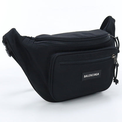 BALENCIAGA 482389 Belt bag Explorer Waist bag Nylon black mens