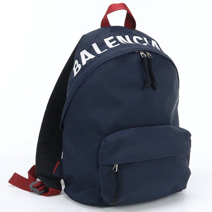 BALENCIAGA 565798 H851N 4370 Wheel Backpack Small Backpack Nylon Navy unisex