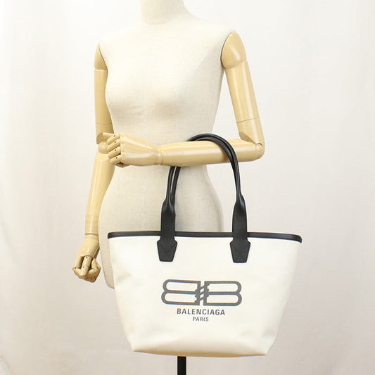 BALENCIAGA 692068 2108S 9260 Small Tote Bag jumbo Tote Bag canvas White unisex