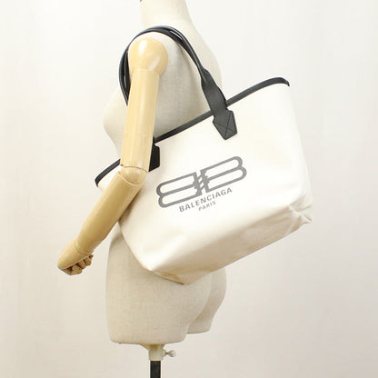 BALENCIAGA 692068 2108S 9260 Small Tote Bag jumbo Tote Bag canvas White unisex