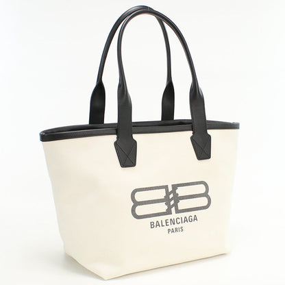 BALENCIAGA 692068 2108S 9260 Small Tote Bag jumbo Tote Bag canvas White unisex