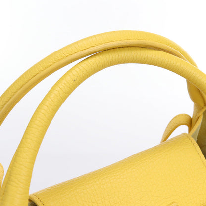 CELINE 189313 Big bag small Tote Bag Handbag Shoulder Bag leather Women Yellow