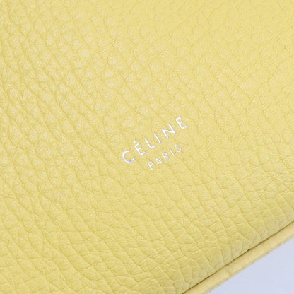 CELINE 189313 Big bag small Tote Bag Handbag Shoulder Bag leather Women Yellow