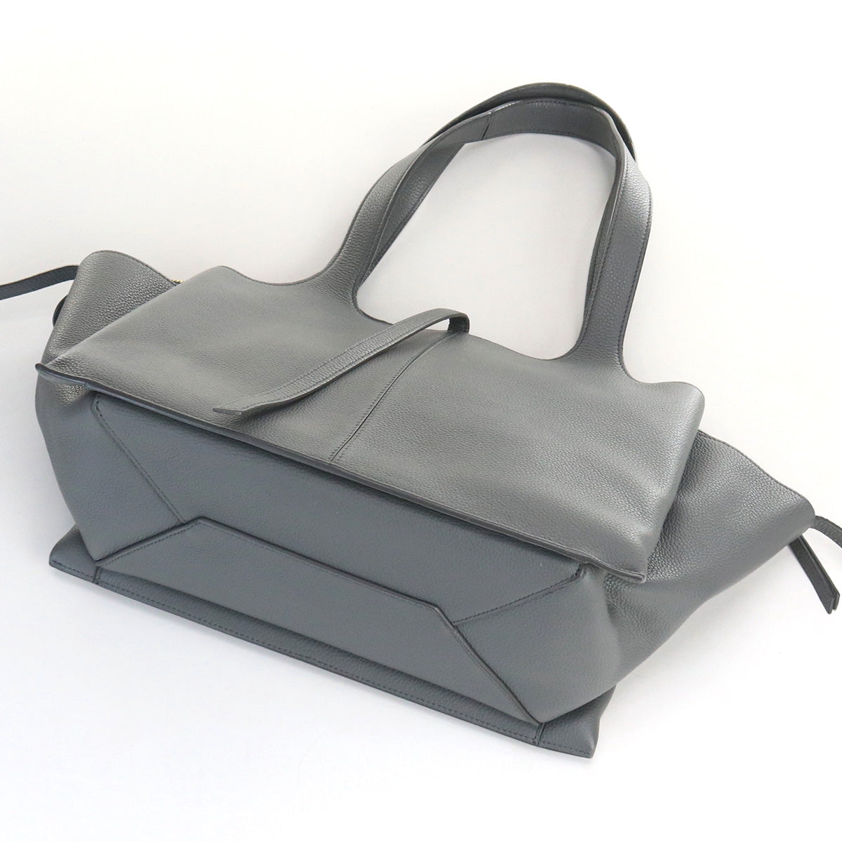 CELINE 178883AIK trifold medium Tote Bag Shoulder bag Calfskin Women gray