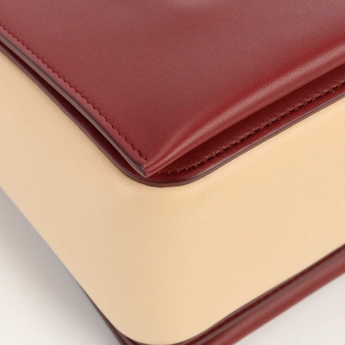 CELINE 18026 3AQO 27RY Frame Shoulder Calfskin Women color red