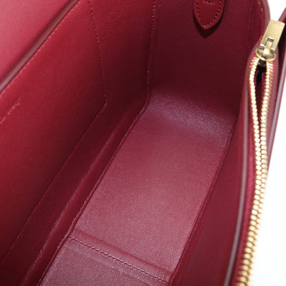 CELINE 18026 3AQO 27RY Frame Shoulder Calfskin Women color red