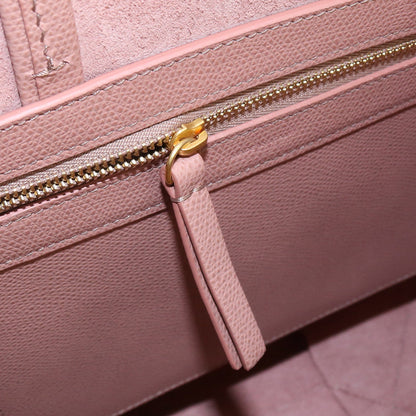 CELINE Vertical Hippo Small Tote Bag shoulder bag 2WAY leather Women color pink