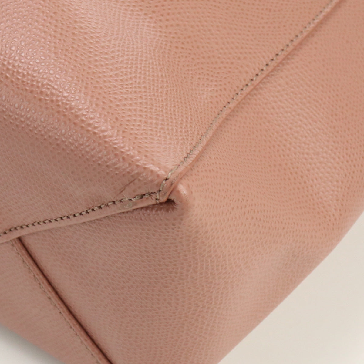 CELINE Vertical Hippo Small Tote Bag shoulder bag 2WAY leather Women color pink