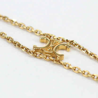 CELINE 460CE6BRA 35OR Suspenders Necklace Triomphe Necklace metal gold Women