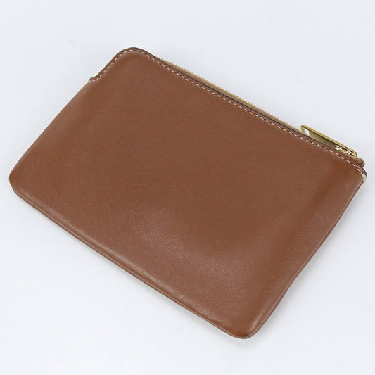 CELINE 10C66 3DR8 04LU Cuir Triomphe Card ＆ Coin Case leather Brown