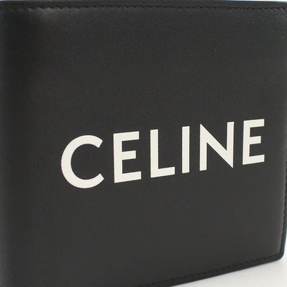 CELINE 10C87 3DME 38SI Bifold wallet Folded Calfskin black mens