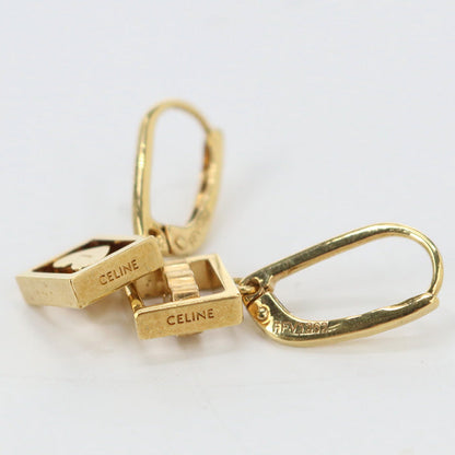 CELINE Pierce hook piercing Heart mark vs logo mark metal gold Women