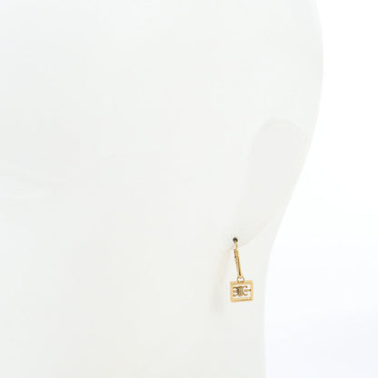 CELINE Pierce hook piercing Heart mark vs logo mark metal gold Women
