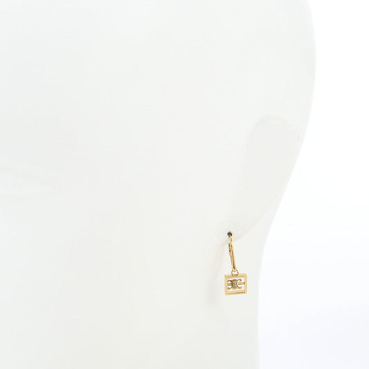 CELINE Pierce hook piercing Heart mark vs logo mark metal gold Women
