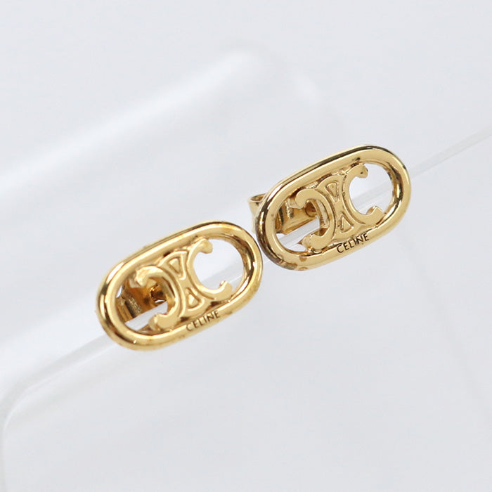 CELINE Pierce Triomphe Pierce metal gold Women