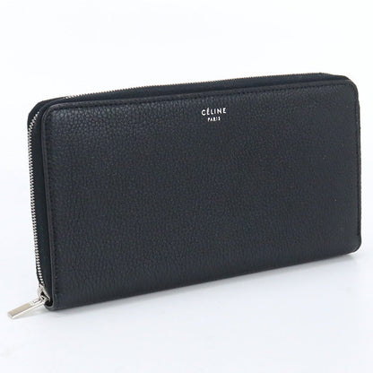 CELINE 10500 3AFE 38NO Long Wallet Large Zip Multifunction Calfskin black unisex