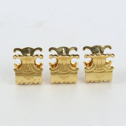CELINE 46Y84 6BSL 35OR hair accessory Mini Triomphe Claws 3 Set metal gold Women