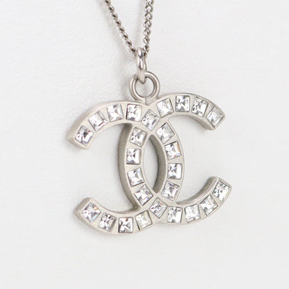 CHANEL Necklace COCO Mark metal silver Women
