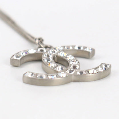 CHANEL Necklace COCO Mark metal silver Women