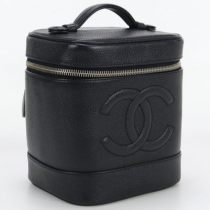 CHANEL vanity-bag COCO Mark Handbag caviar black Women