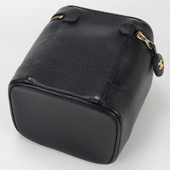 CHANEL vanity-bag COCO Mark Handbag caviar black Women