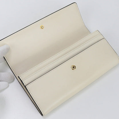 FENDI 8M0251 AAYZ Continental wallet Fendi Rome Long wallet leather White Women