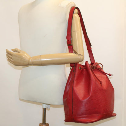LOUIS VUITTON Epi Noe Shoulder Bag Red M44007 LV uy093