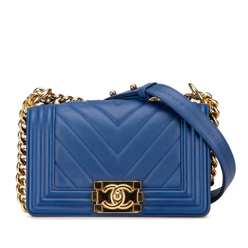 Chanel Boy Chanel Lambskin Shoulder Bag