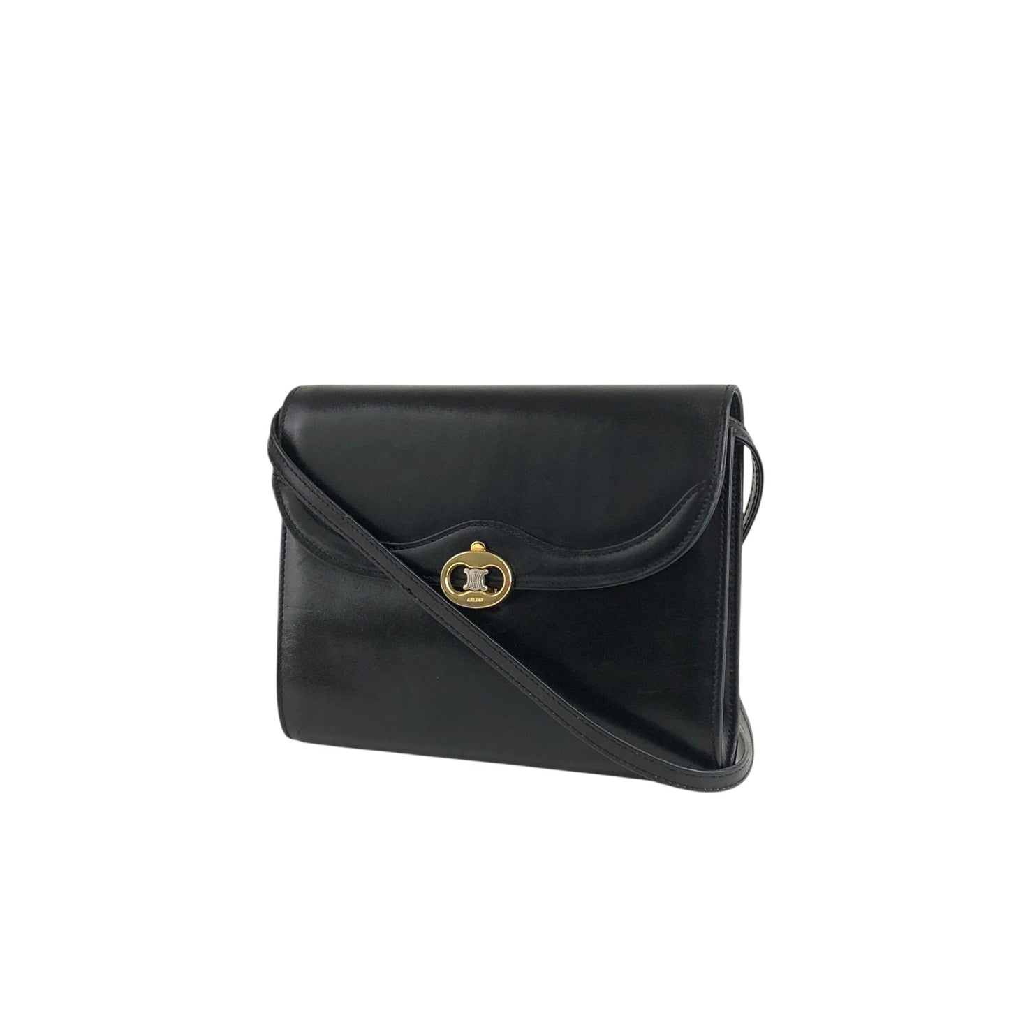 CELINE  Shoulder bag Black Vintage zfryrd
