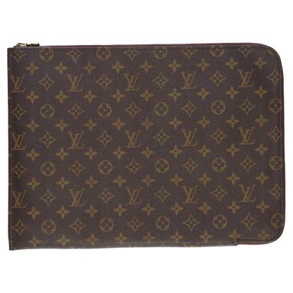 LOUIS VUITTON document holder in brown monogram canvas