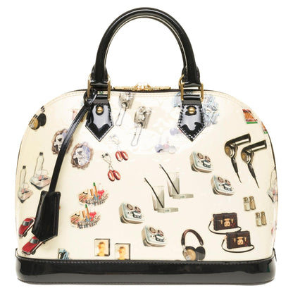 LOUIS VUITTON COLLECTOR Alma "Sticker Animation" handbag by Nicolas Ghesquiere
